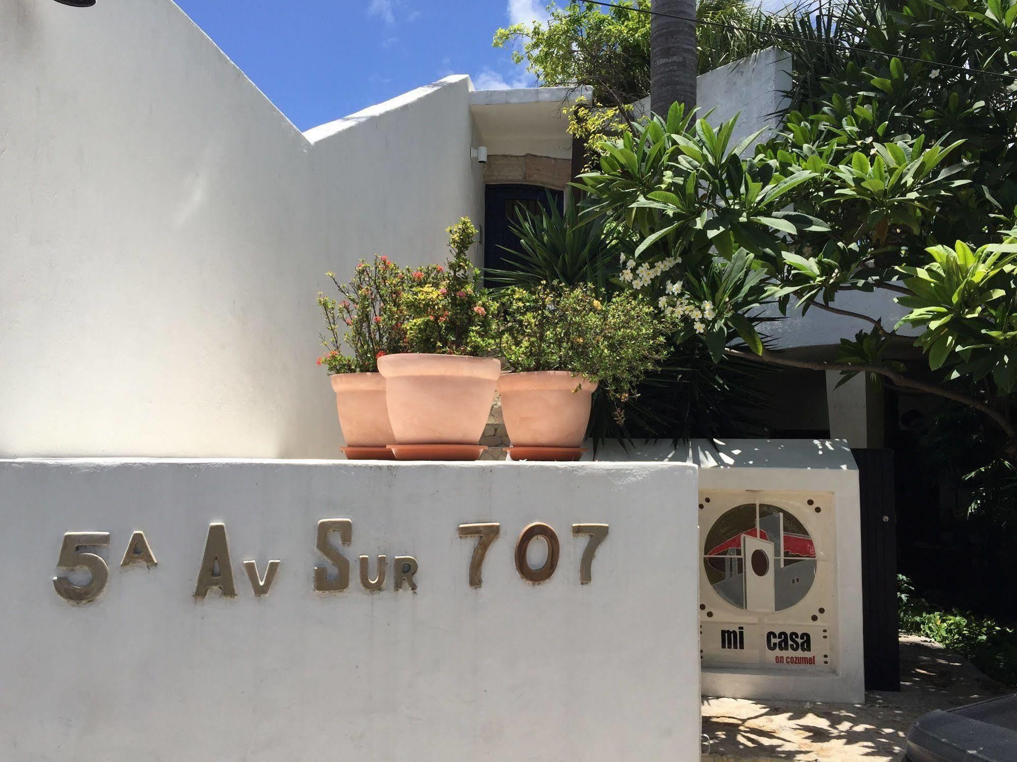 Mi Casa En Cozumel Hotel Bagian luar foto